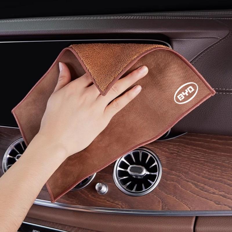 Car Interior Cleaning Soft Brush Wash Towel Wipe Dry Cloth For BYD Tang F3 E6 Atto Yuan Plus Song Max F0 G3 I3 Ea1 Dmi 2din G6
