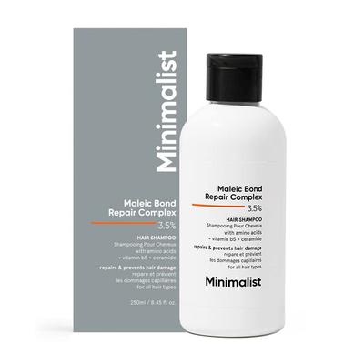 Shampoo per il recupero complesso dei capelli con acido maleico 3,5% (250 ml), Shampoo per Capelli Maleic Bond Repair Complex 3,5%,a