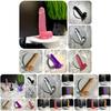Premium Tpe Crystal Clear Dildo For Women Available In Multiple Sizes And Vibrant Colors For Satisfaction