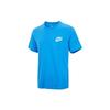 T Shirts Men's Blue Crew Neck Moderate Straight Fit DR7810-435