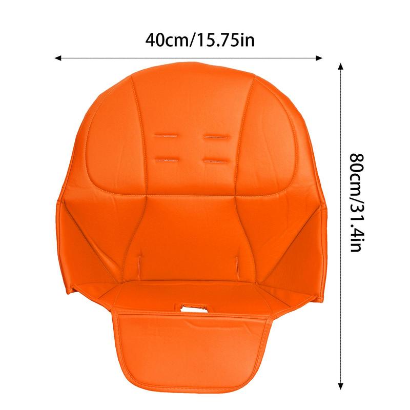 Dining Chair Cushion Kids Stay In Place Backing Seat Pad Cushion Leather Anti-Scratch Easy Clean Chair For Antilop High Chair