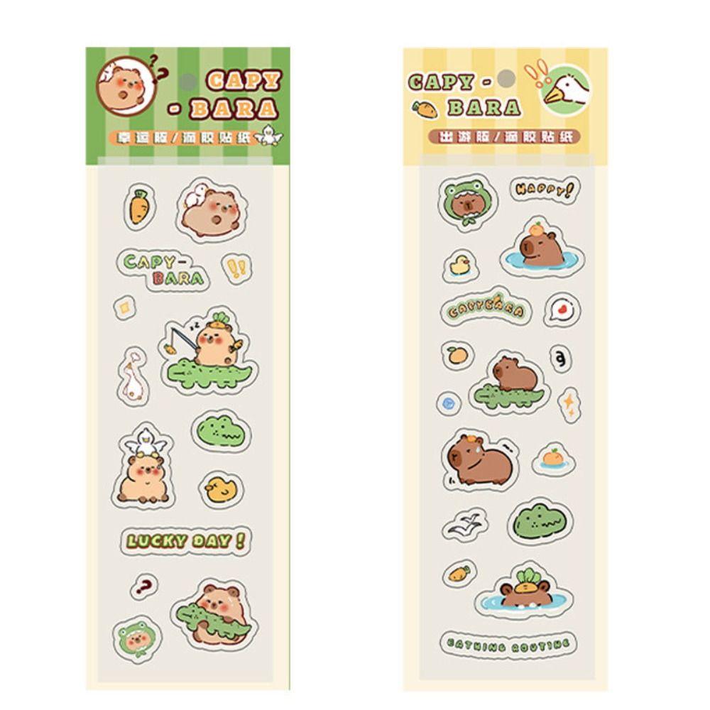 Cartoon DIY Notebook Diary Decoration Paste Cute Guka Scrapbooking Decorative Sticker  Wall