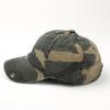 Cotton Washable Camouflage Baseball Cap With Curved Brim For Summer Casual Wear