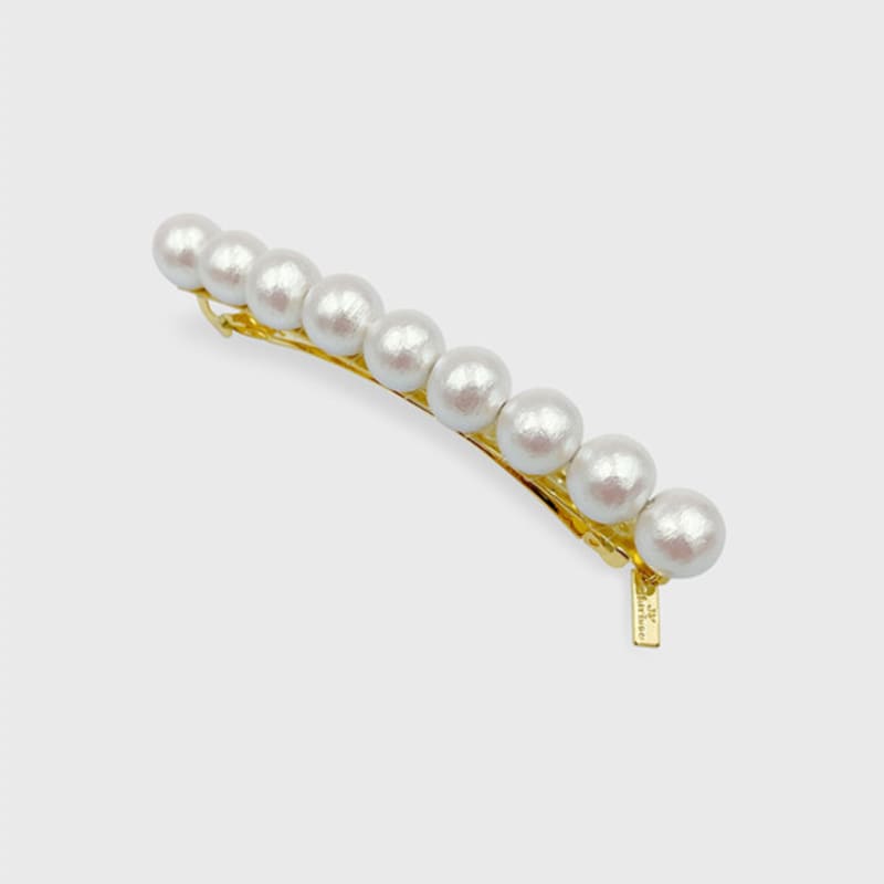 Jean Paul Clarisse Long Cotton Pearl Automatic Pin JP-22-166AB