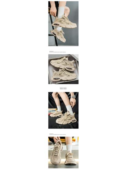 Herren 2025 Sommer Atmungsaktive Mesh Freizeit-Sneaker - Jugend & Papa Lauf-Plateauschuhe