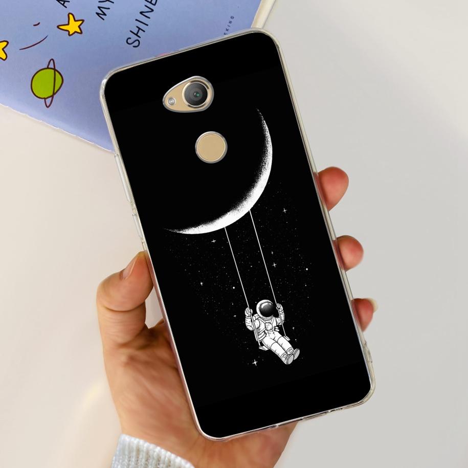 For Sony Xperia XA2 XA 2 Case H3113 H3123 H3133 H4113 Cover Cute Astronaut Silicone Soft Fundas For Sony Xperia XA2 Ultra Hoesje
