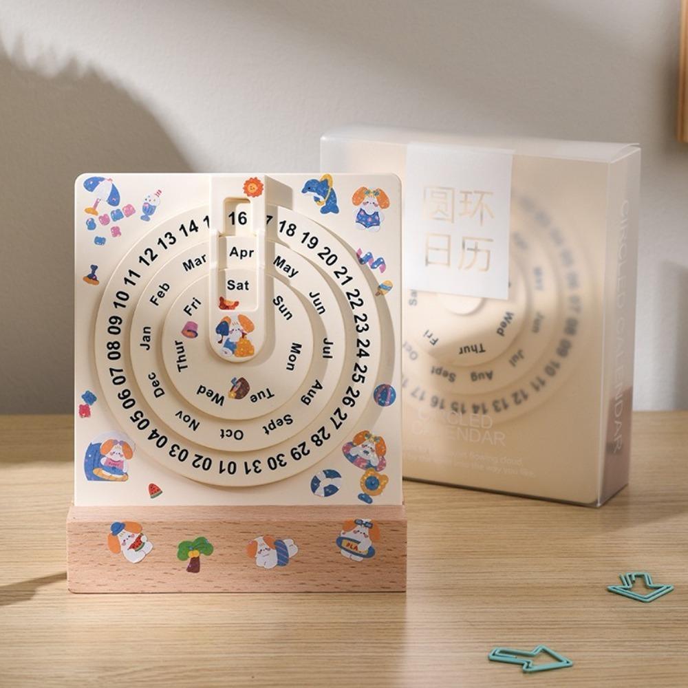 Handmade Rotating Calendar Personality Desk Calendar  College Entrance Examination