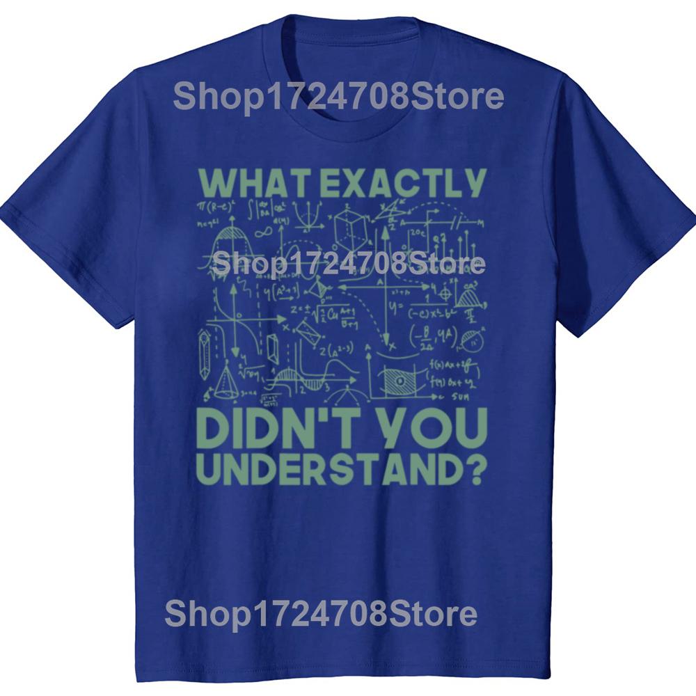 Funny Science Gift Idea Physicist Math Physics Graphic T-shirts Men Fashion Casual Tshirt 100% Cotton Loose Oversized T Shirt