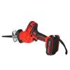 48V Cordless Reciprocating Saw High Speed Chainsaw Wood Metal PVC Pipe Cutting Reciprocating Saw Power Tool with 7500mAh Battery