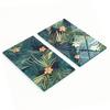 Decorative Tempered Glass Cutting Boards Tropical Leaves 2x30x52 Cm