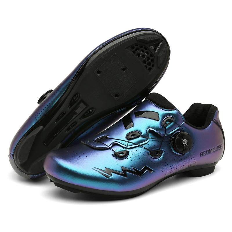 MTB Cycling Shoes Men Women Nylon Self-Locking Road Bicycle Riding Shoes Non-slip Cycle Trainers Exercise Bike Fitness Sneakers