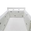Soft Pure Cotton Removable and Washable Baby Crib Bumper, Anti-Collision, One-Piece Design