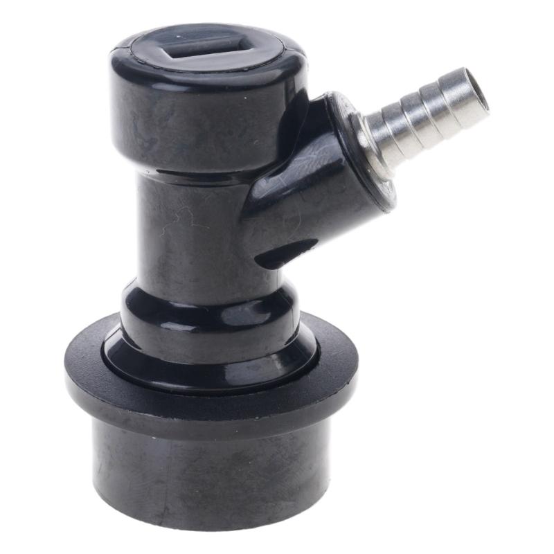 

Corrosions Resistant Nonrust Steel ABS Quick Disconnect Couplers for DIY Beer and Sodas Kegs Easy Assembly Compact Design чорний