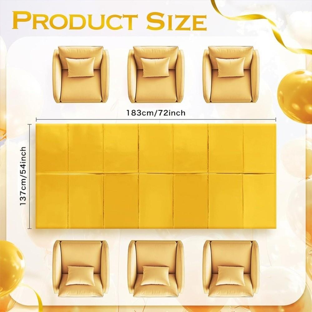 5PCS Shiny Foil Aluminum Film Tablecloth Colorful Table Cover Portable Picnic Blanket  Picnic