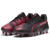 Puma King Ultimate FG AG Launch Edition Men Sneakers Black Rosso-Corsa 108067-01