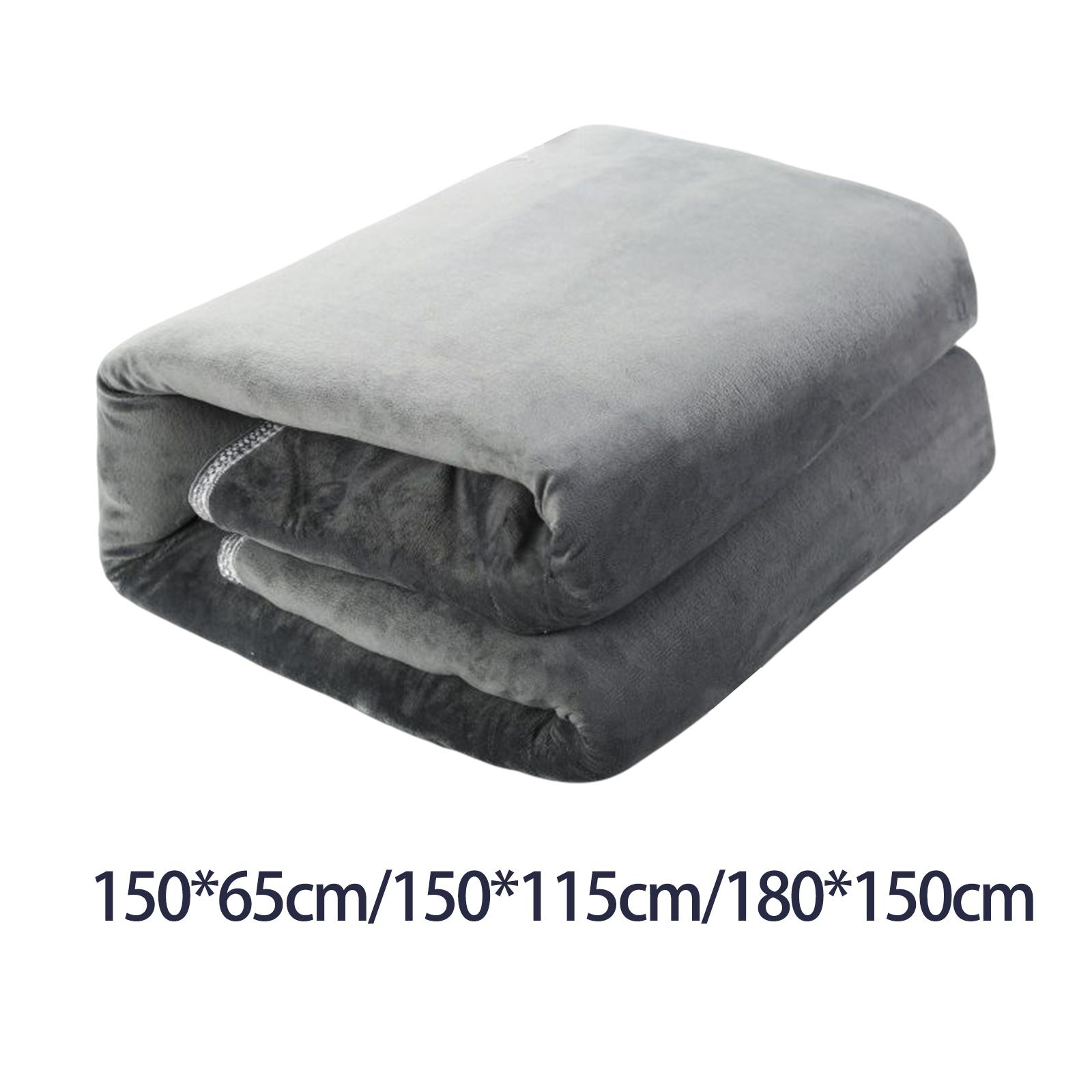 Thicker Electric Heated Blanket Soft Flannel Thermal Cover Warm Comforter for Winter Bedroom Use 150cmx70cm