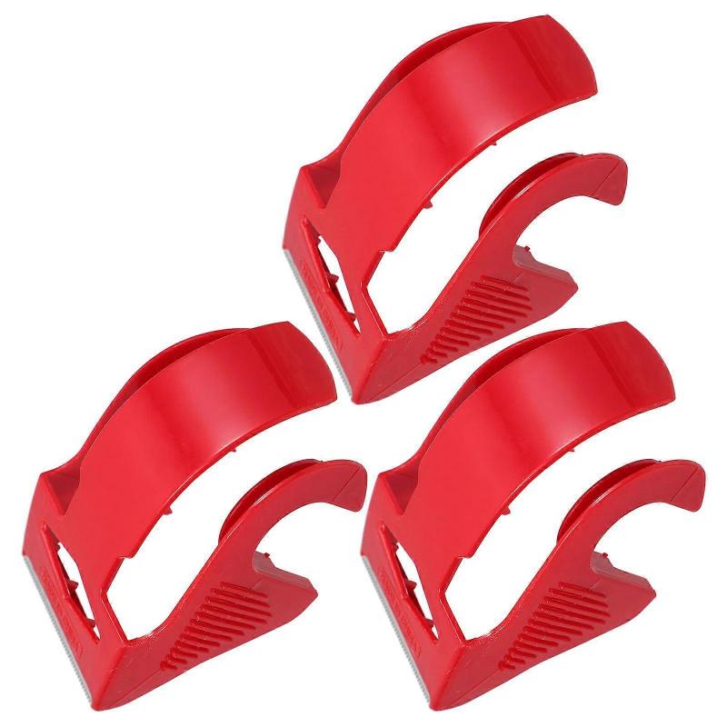 Verstellbarer Klebebandabroller zum Verpacken 3 Stück Kleiner Kunststoffabroller