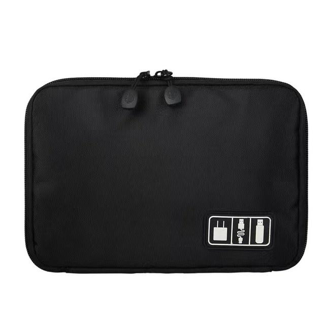 Organisateur de Câbles Sacs de Rangement Système Kit Étui Câble de Données USB Fil d'Écouteur Stylo Power Bank Appareils Gadgets Numériques Sacs de Voyage