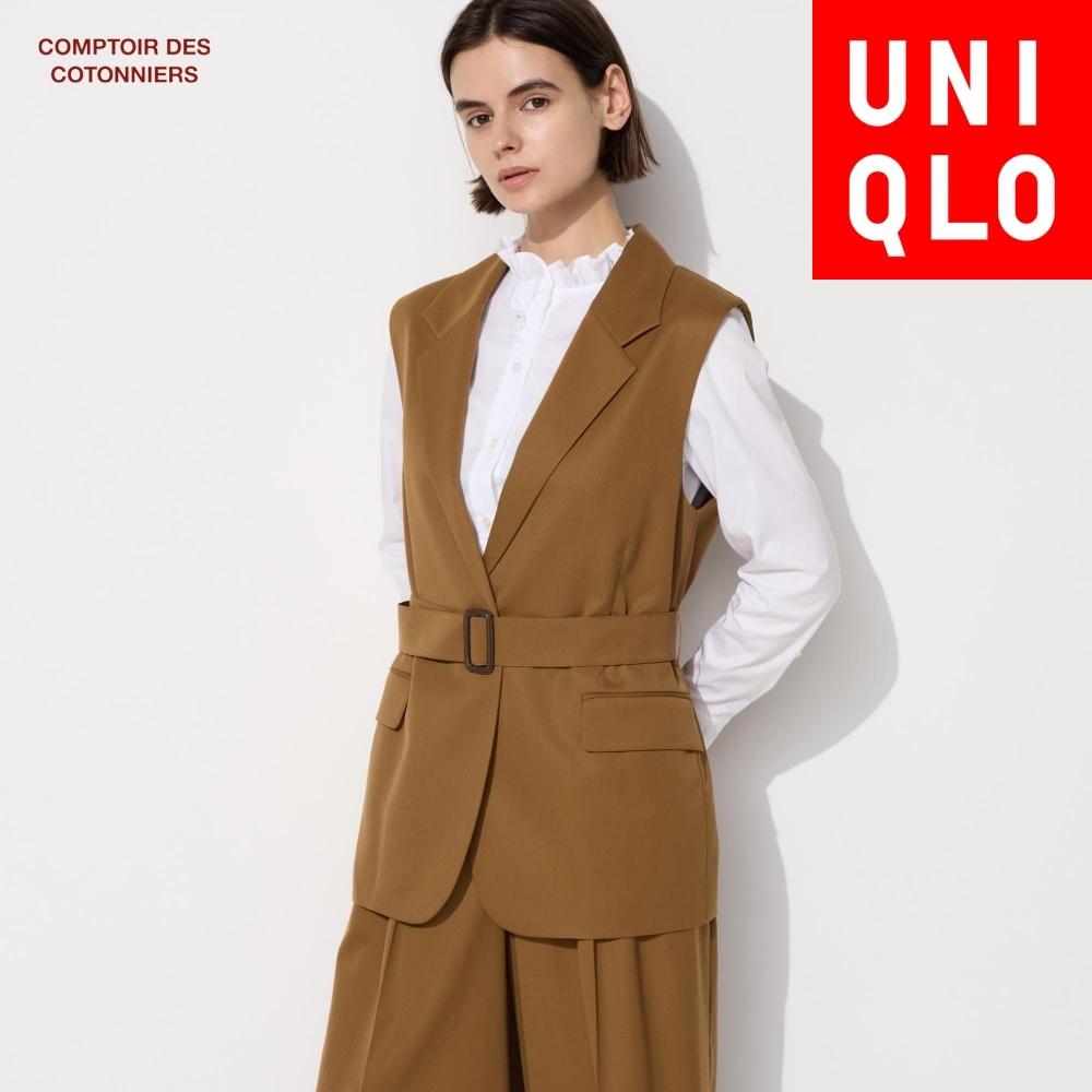 

КУРТКА БЕЗРУКАВОВ ИЗ ЯПОНСКОЙ ШЕРСТИ UNIQLO COMPTOIR DE COTONIE 09 BLACK/S