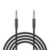 Guitar Cable 6.35mm Mono Sound Cable Dual Straight Plug Professional Copper   Waterproof for Music Instrument Stage Performance