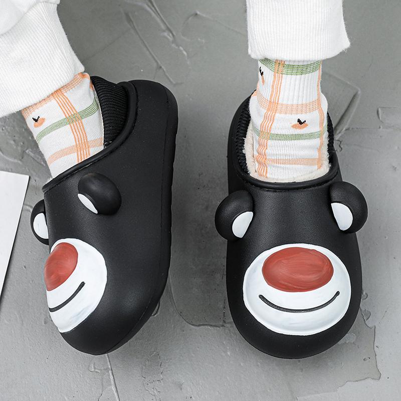 Детские модные тапочки из хлопка на толстой подошве больших размеров — фото 5