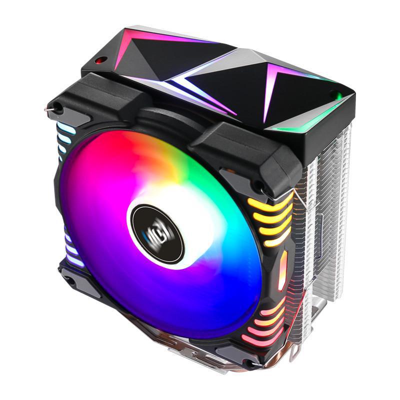 12cm Multi-Platform CPU Cooling Fan with Radiator and RGB Sync for Intel 1155/AMD