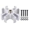 Kit de Espaciadores de Ventilador de Radiador de Aluminio de 1 pulgada 1210 Reemplazo para GM CHEVY SBC BBC Bomba de Agua Corta Larga