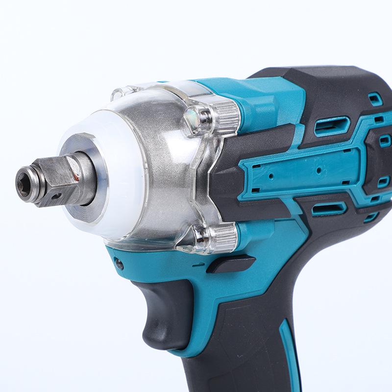 High Torque Cordless Lithium-Ion Impact Wrench: Brushless Electric Tool for Auto Repair, Woodworking, and Scaffolding