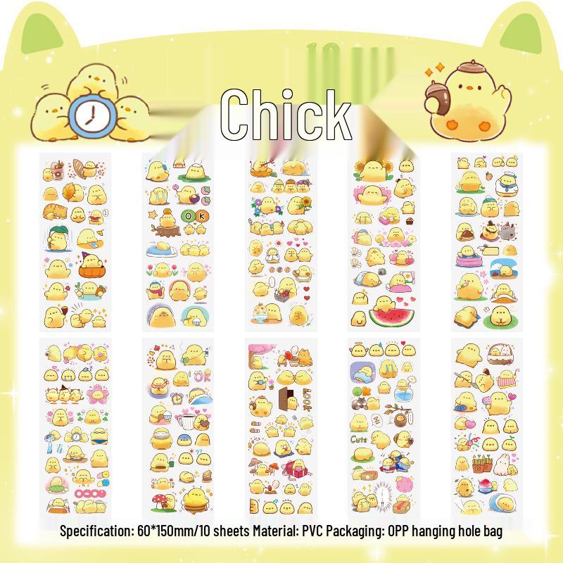 Pet Planet Cute Cartoon Children's Waterproof Sticker Pack