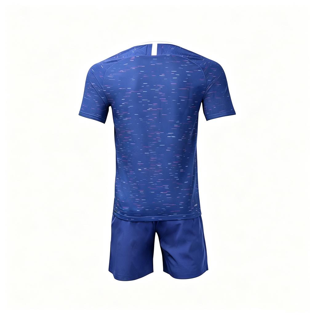 Li Ning Einfach Bequem Modisch Energetisch Sportstil Fußballanzug Herren Anzüge Guangdong-Blau AATS059-2