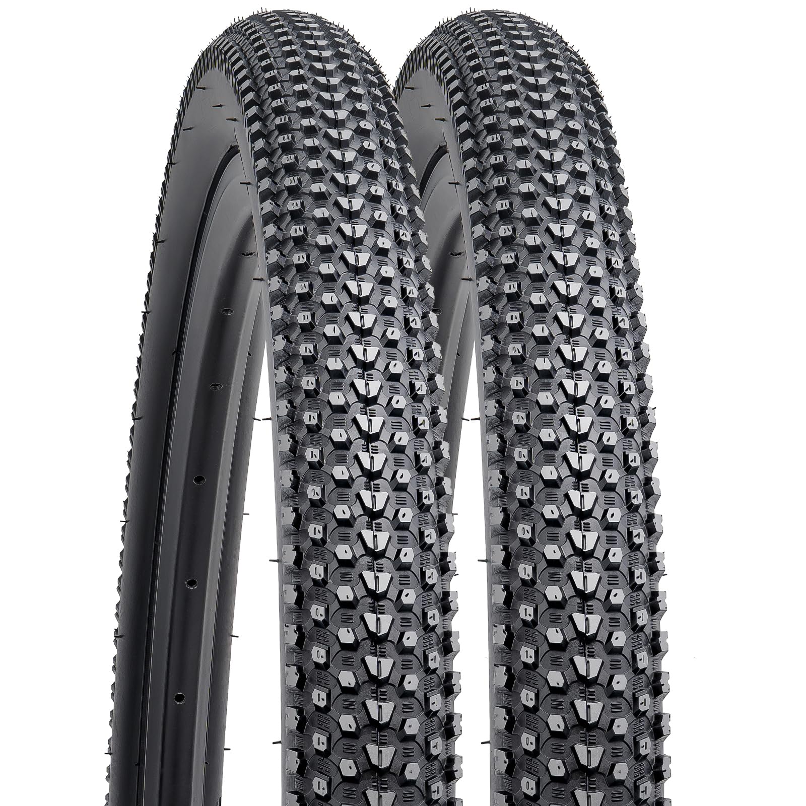 

YunSCM Two 27.5 x 2.10 Tires, 27.5x2.10 52-584, Bicycle Tires, Suitable for 27.5 2.10 Mountain Bikes and Cross Bikes, Y-038-A