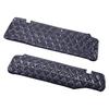Miyabi Truck Truck Interior Sun Visor Covers and Assistant for Isuzu 07 Star Giga Accessories, Driver's Set, Earth, Forward/Five (Roll Roof), Black,