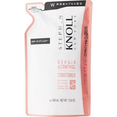 Steven Knoll Repair Control Conditioner W (Nachfüllung) 400 ml Shampoo/Spülung (Prämie) Zum Nachfüllen des Behälters: 1: Halten Sie die Kappe fest und cu