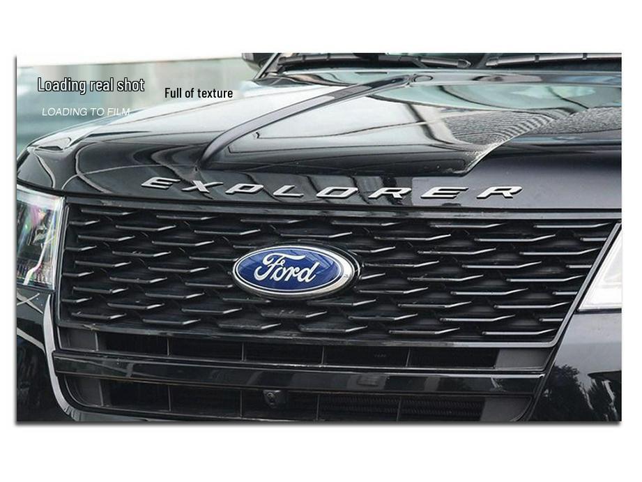 Ford Explorer Hood Emblem Letter Sticker for Front Body Decoration