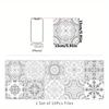 10pcs Mexican Tile Stickers Self-Adhesive Light Color Waterproof Wall Stickers Floor Sticker for Bedroom Kitchen Bathroom Stairs Garden Floor