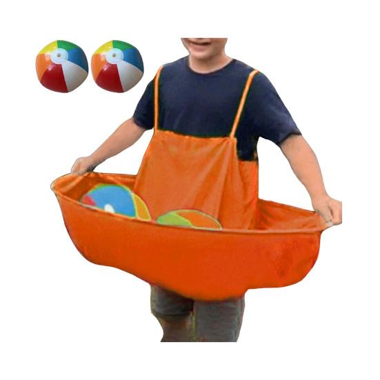 Granny Pants Yard Game Set Interactive Ball Catch Toy with 4 Bouncy Balls Family Reunion Outdoor Game for Adults Kids
