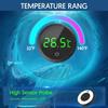 Aquarium Thermometer Digital Kabellos Touch Stick LED Anzeige ±1°C zur Überwachung der Aquarium Temperatur Zubehör