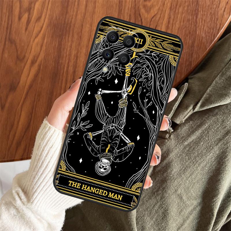 The Hermit Tarot Card Grim Reaper Case For Samsung Galaxy M11 M21 M31 M35 M12 M13 M14 M15 M16 M36 M56 M53 M32 M52 M55 M34 M54