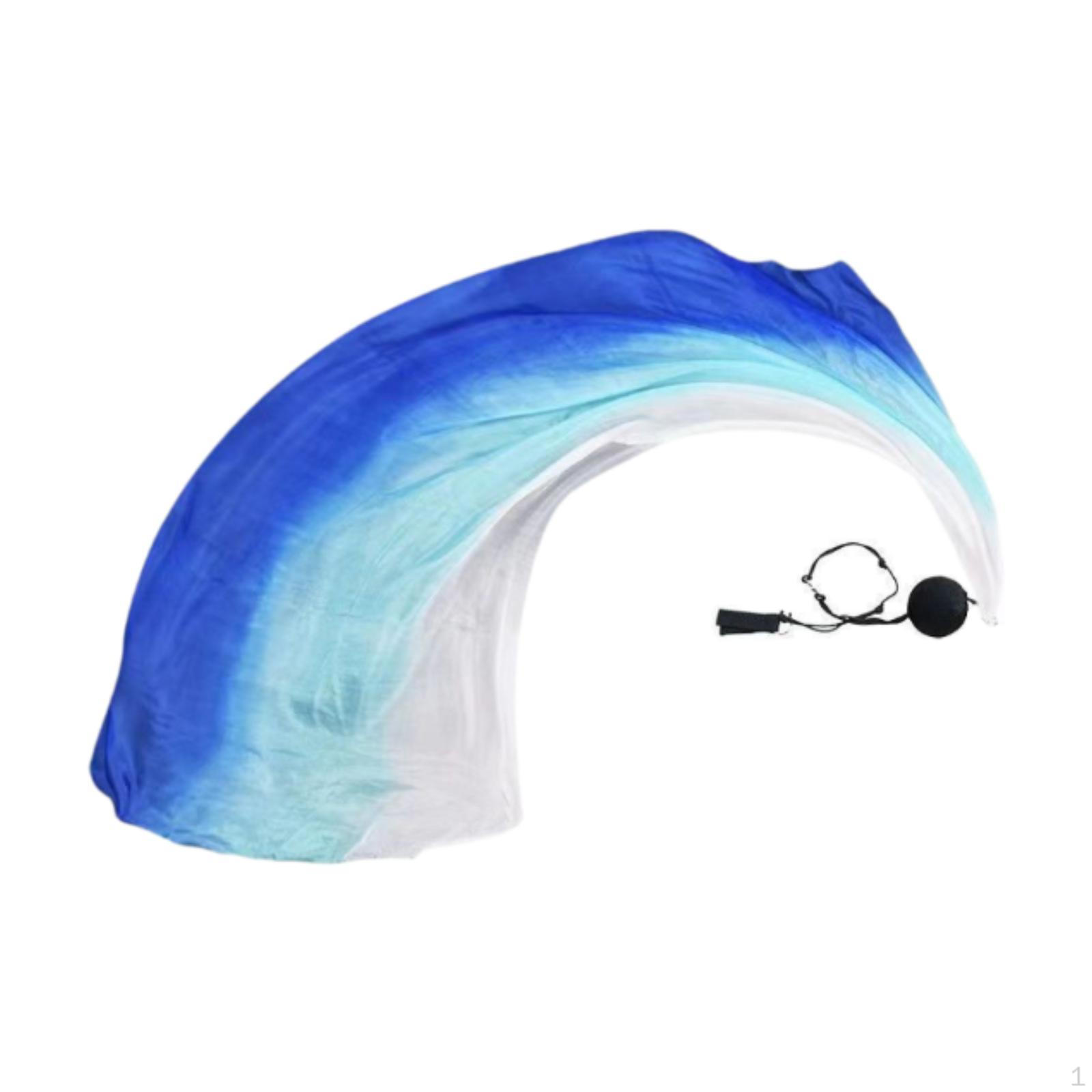 

Бал и серпантин для танца живота для выступлений на сцене White Blue Dark Blue