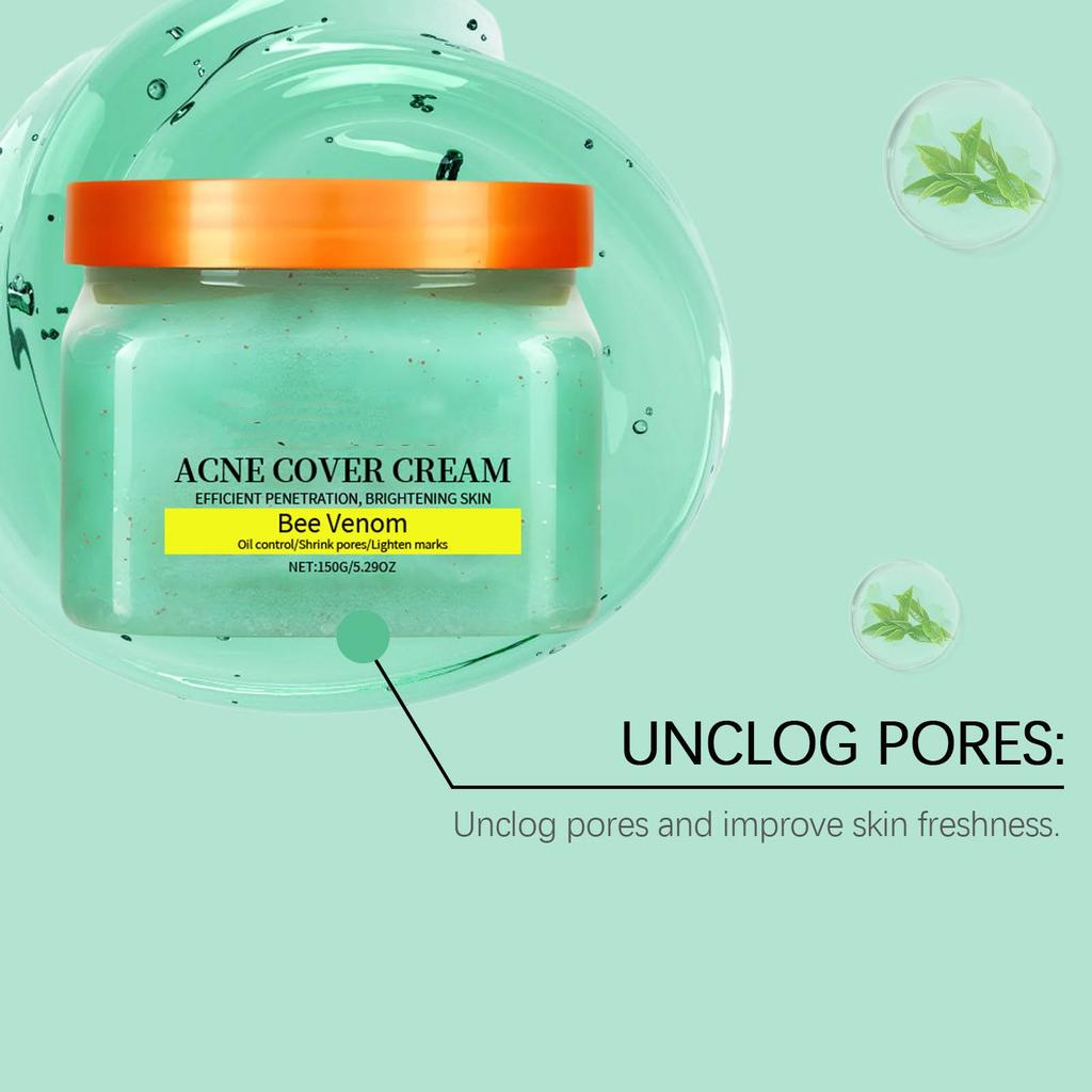 2PCS Acne-clearing Cream, Oil-control, Hydrating, Moisturizing, Balancing Skin, Refining Pores, Acne-clearing, Moisturizing Skin Care Cream