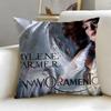 Stylish Mmylene Farmerable Cushion Cover Soft  EasyWash Pillow Case  Versatile for Couch Bed Travel and Office