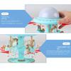 Creative Nordic Carousel Music Box Star Projection Light Luminous Music Box Home Desktop Decorative Arts and Crafts Holiday Gift