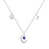 Sparkling New copper Shining Stars Infinity Knot Collier Embracing Halo Necklaces Elegant Birthday Gifts Ideal For Ladies