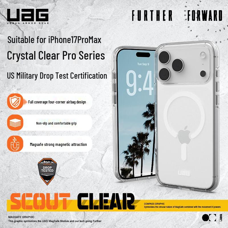 UAG Магнитный прозрачный чехол для iPhone 17 Pro Max