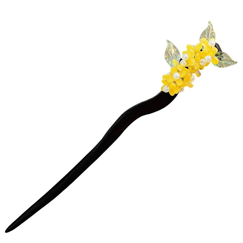 2026 Retro Tassel Wood Hairpin for Hanfu & Qipao