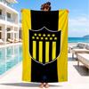 Toalla de Playa con Emblema del Club de Fútbol Peñarol, Secado Rápido, Fácil de Cuidar, Adecuada tanto para Fitness como para Vacaciones en la Playa, Esencial Deportivo