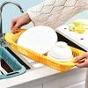 Scolapiatti per Lavello da Cucina Scolapiatti Espandibile Cestello Drenante Facile da Usare