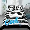 3D Print Schattige Panda Cartoon Dier Beddengoed Set Slaapkamer Zacht Modern Spreien Comfortabele Dekbedovertrek Dekbedhoes Kussensloop