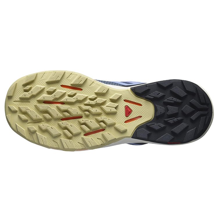 SALOMON Outpulse Fabric Letter Splicing Comfortable Versatile Durable Low-Top Hiking Shoes Women Sneaker Black 415885