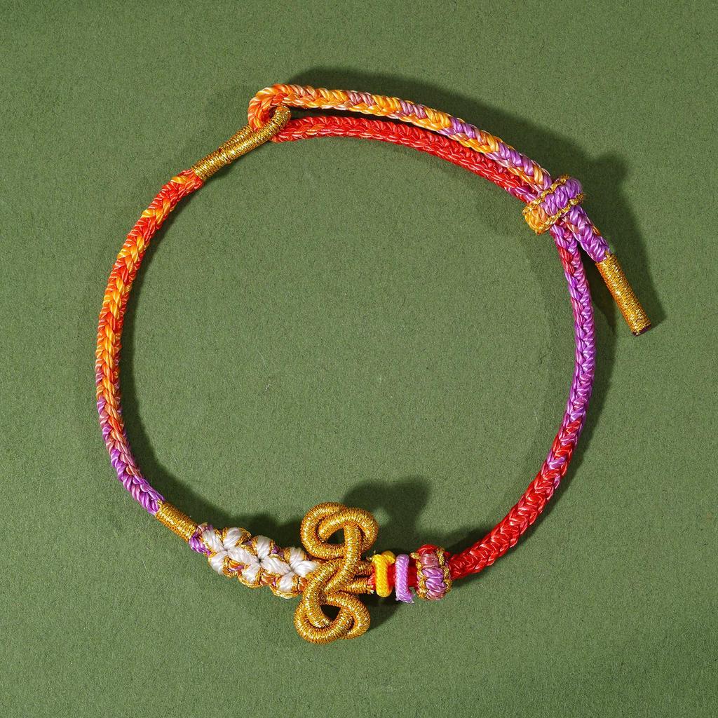 Wenchang Knot Bracelet: Handmade Luck Bracelet for Students - Pass Every Exam